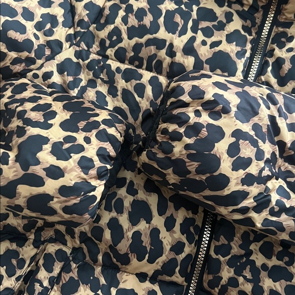 Ci Sono Leopard Print Puffer Jacket - Picture 4 of 8